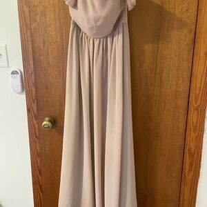 Chic Cream Maxi Dress for Women Birdie Grey- TAUPE